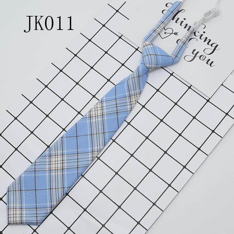 Product Introduction of Shirt Necktie Women College Style JK Plaid Uniform  Detachable Collars Removable Ties Apparel Accessories галстук женский 5