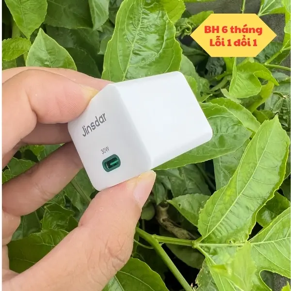 Củ Sạc Nhanh Jinsdar Mini Công Suất Max 30W, Chip Sạc GaN Cao Cấp, Chuẩn Sạc PD, PPS CamStore - Phụ Kiện cổng  sạc coc sac 0