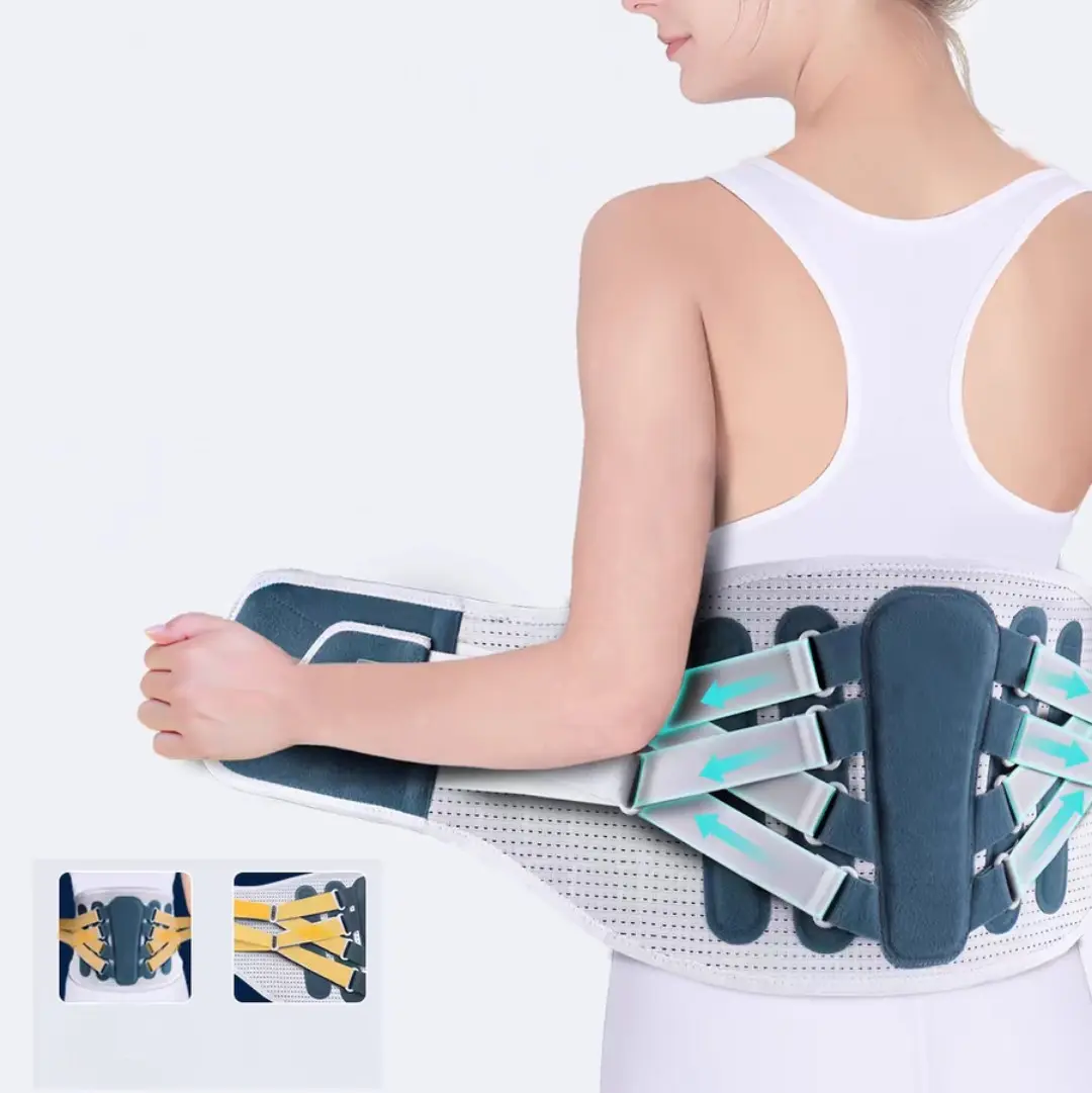 Đai lưng hỗ trợ cột sống Basic back support PLUS, cải thiện thoái hoá cột sống, thoát vị đĩa đêm