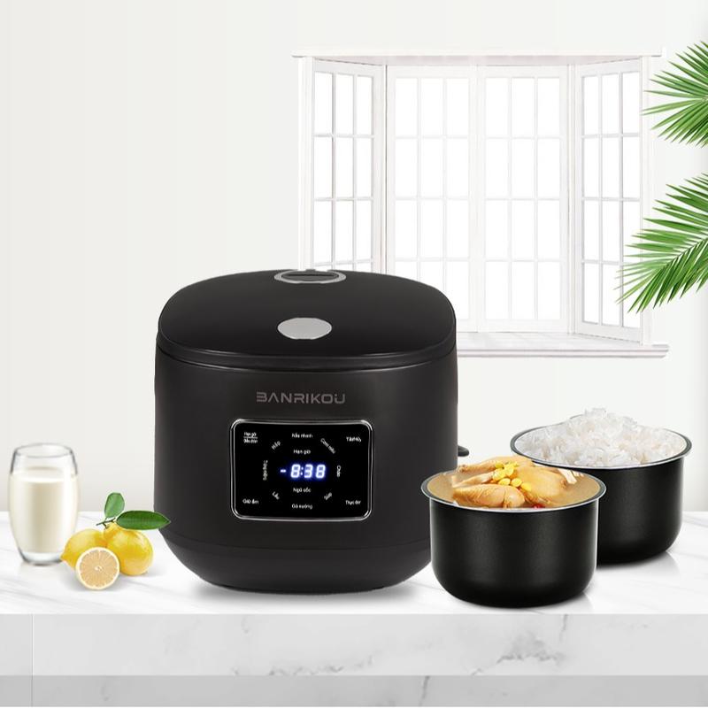 Nồi Cơm Điện 5L 900W BANRIKOU Đa Chức Năng thông minh Nấu Cơm, Nấu Ăn tiện ích cho mọi gia đình  - Nấu Cơm, Nấu Ăn mayxay  giare