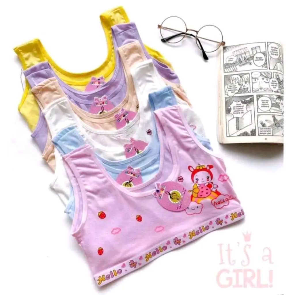 6 PCS Miniset Anak Perempuan SD SMP Multicollour