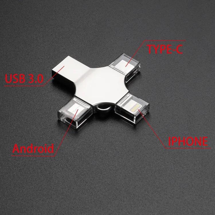 Product Introduction of Ổ đĩa Lung Linh 1TB 4 trong 1, Sản phẩm Chính hãng 100%, Ổ Đĩa Cầm Tay OTG Thẻ nhớ USB 3.0, Loại C tốc độ nhanh, Tương thích với Apple, Android và PC, [Hàng Có Sẵn] [Thanh Toán Khi Nhận Hàng] 7