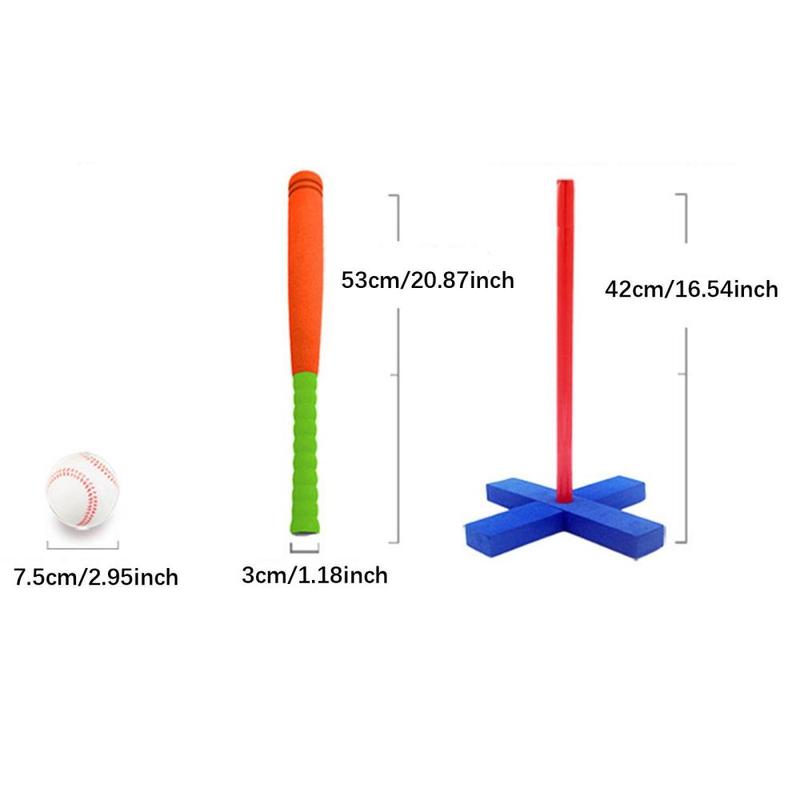 Product Introduction of Foam Baseball Bat Set for Kids Softball Bat Set Baseball Training Stick Playing Toys for Outdoor Activities Baseball Practice 0