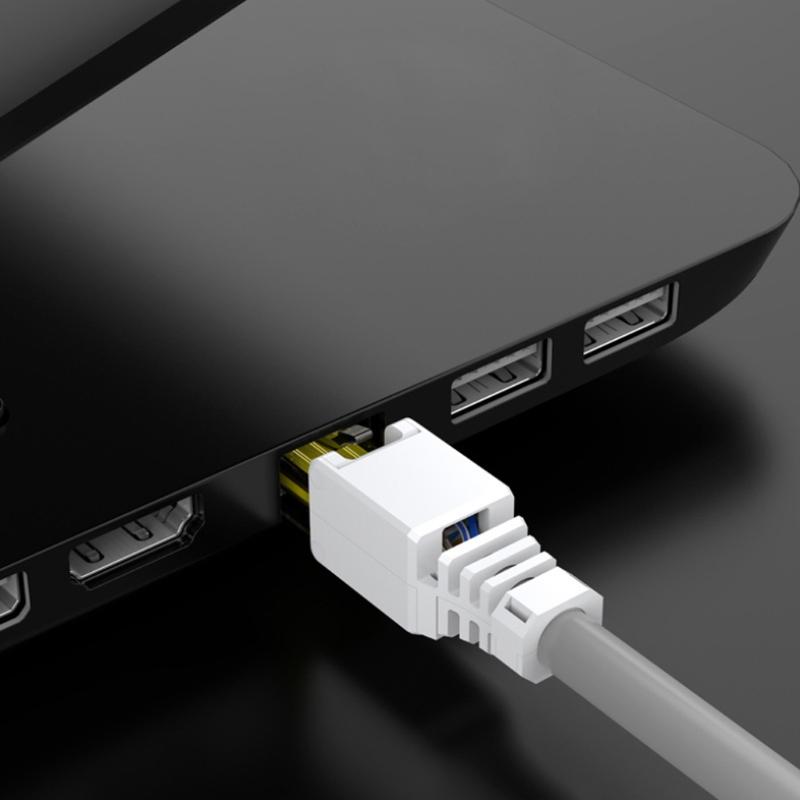 White RJ45 Tool-less Connector No Crimp Connectors Cat6 Connector Cat5e Connectors Cat5 Connectors 6