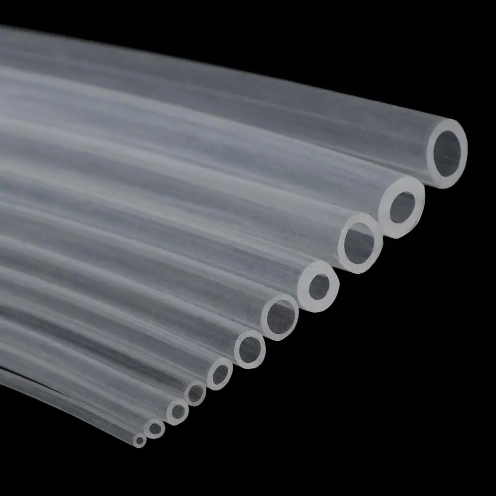 Ống cao su mềm dẻo trong suốt, dài 1M, ống silicon, ống cho bia