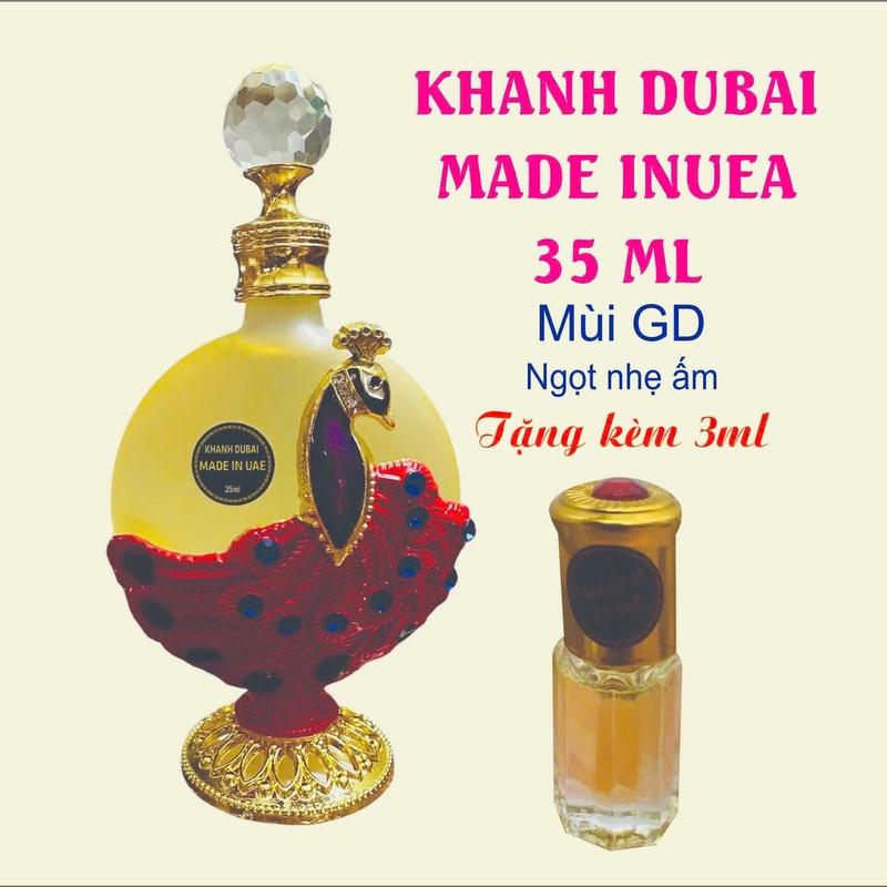 [ tặng kèm 3ml]  GD 35ml Tinh Dầu nước hoa KhanhDuBai [ Dành cho nữ ] Mùi hương thơm ngọt ngào mềm mại trầm ấm sang tây không đại trà