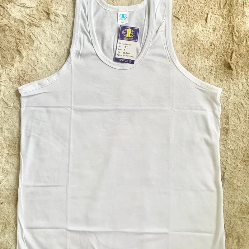 Combo 5 Áo lót nam cotton, siêu thấm mồ hôi, màu trắng (menswear) - Ảnh chụp thật 100% 2