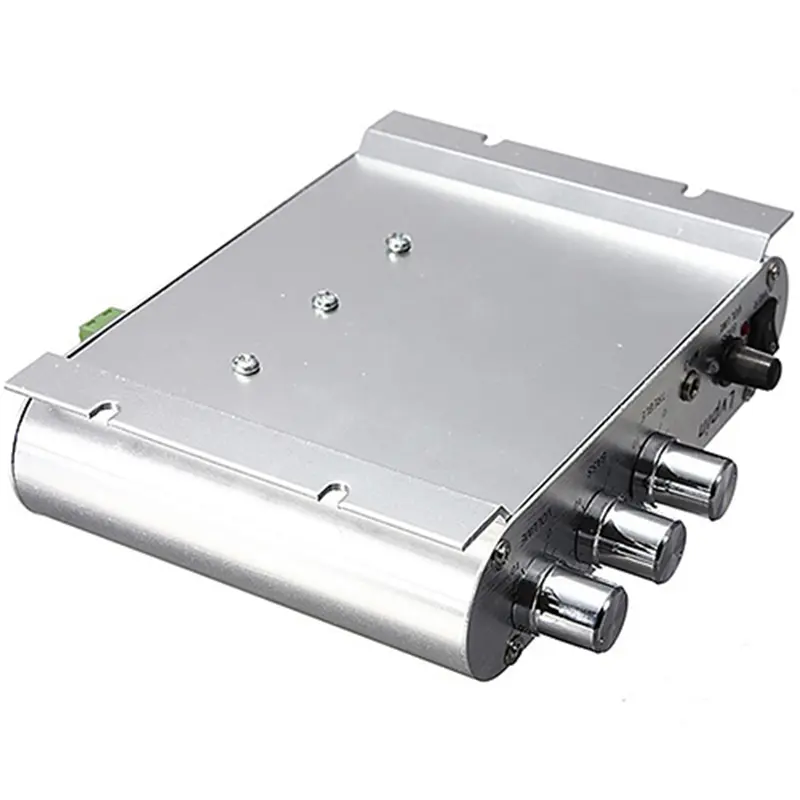 Bộ khuếch đại tăng cường loa siêu trầm, Juanoery HiFi MP3 Radio, cho âm thanh nổi trong xe hơi và gia đình, với loa siêu trầm 2