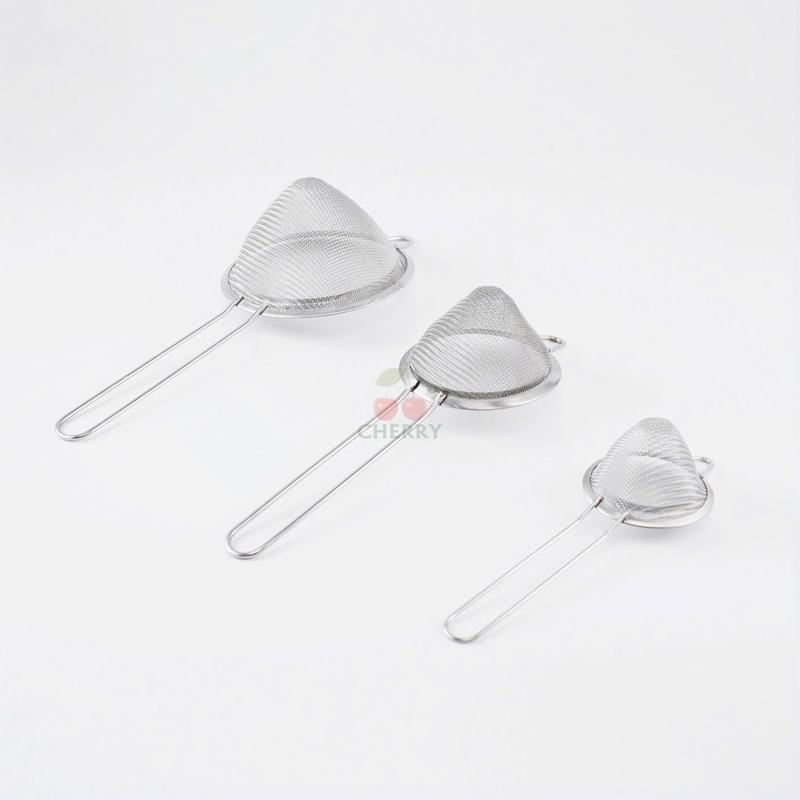 Product Introduction of Rây lưới inox nhọn Cherry - Bộ rây lọc Inox 304 không gỉ, 3 kích thước 1