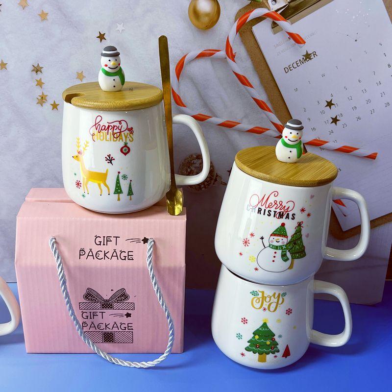 Product Introduction of Cốc Gốm, Thiết Kế Ông Già Noel Giáng Sinh, Hộp Quà Người Tuyết, Cốc Cây Thông Noel, Thích Hợp Làm Quà Tặng Cho Bạn Bè Và Bạn Gái 27