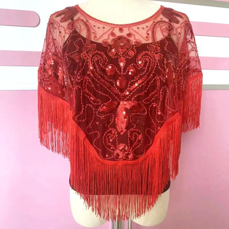 Áo Thường Ngày Kim Sa Lấp Lánh Hàng Mới Về, Dành Cho Nữ, Khăn Choàng, Ren Lưới, Áo Cardigan, Mỏng Và Dễ Phối Đồ, Áo Nắm, Áo Choàng Cổ Điển Thanh Lịch, Đồ Trang Trí, Thích Hợp Cho Váy Dạ Hội, Bolero, Nữ, # 88 5