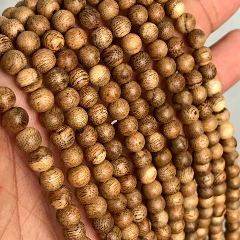 BTT03 -  Vòng tay trầm hương tốc kiến 108 hạt Size 6-8 li - Mùi thơm dịu ngọt hậu nhẹ - Dễ Chịu - Sản phẩm thích hợp đeo hoặc biếu tặng. 1
