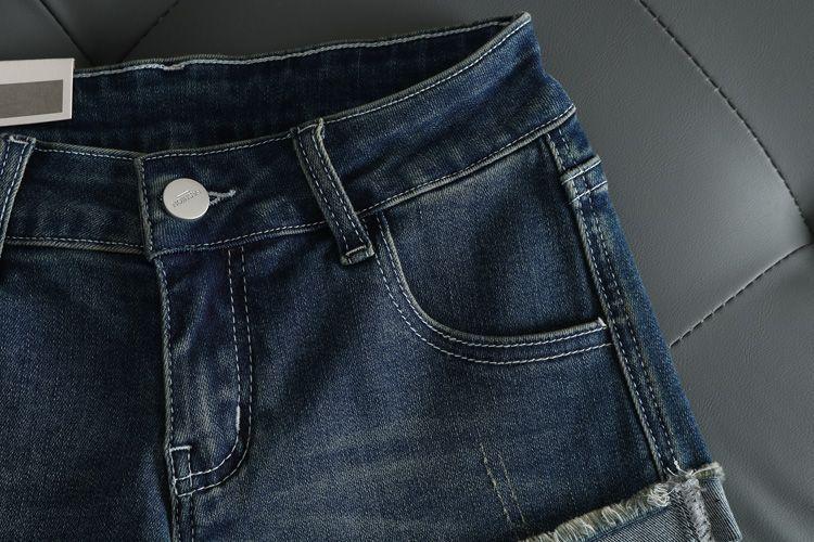 Product Introduction of Quần Short Denim Siêu Nhỏ Phong Cách Cổ Điển Mỹ Dành Cho Nữ, Mùa Hè, Phong Cách Instagram, Cạp Thấp, Quần Bó Co Giãn, Mỏng Và Cong, Quần Hot, Cô Gái Nóng Bỏng Pants Jean 6