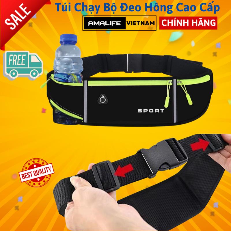 Túi chạy bộ đeo bụng hông CB2 đeo bụng đeo chéo nam nữ chạy bộ tập có ngăn điện thoại - Chính hãng miDoctor