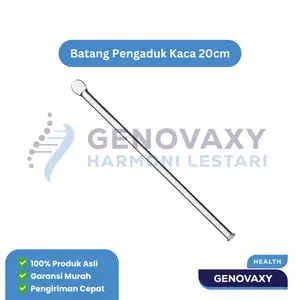 Batang pengaduk kaca 20cm