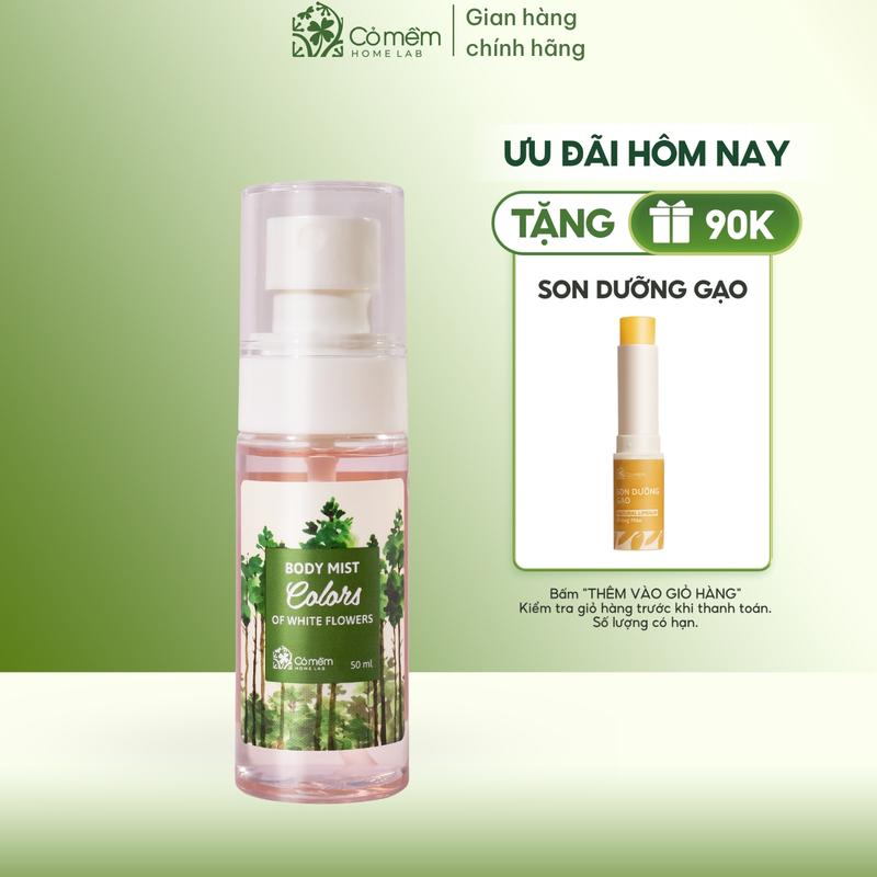 [Mùi Ngẫu Nhiên] Body Mist Xịt Thơm Toàn Thân Quần Áo Nam Nữ Hương Nước Hoa Ngọt Ngào Thanh Mát Dịu Nhẹ Cỏ Mềm 50ml