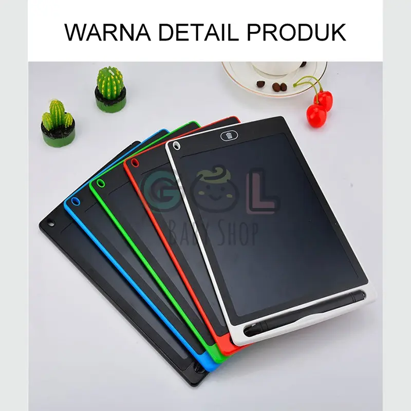 LCD Writing Writting Drawing Tablet Pad Papan Belajar Tulis Gambar Coret Hapus Mainan Edukasi Anak Table Drawing Papan Tulis Menggambar LCD Hapus Writing Board Tablet Digital Layar 8.5 inch anak bayi Belajar Pen 7