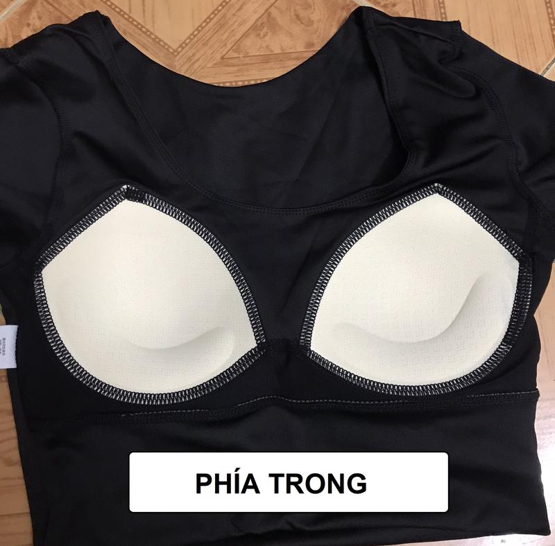 Product Introduction of Bộ đồ Tập Gym, Tập Thể Dục dành cho nữ S049. Set đồ 2 món gồm áo croptop có sẵn mút đệm và quần dài mặc tôn dáng. 2