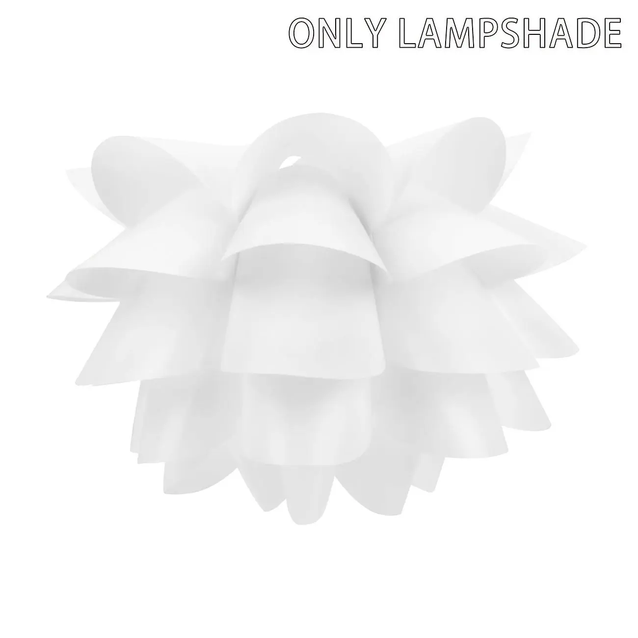 Lotus Shaped Lampshade, 5 Layer Lotus Lampshade, PP Lampshade, Suitable for Houses, Villas, Bars, Restaurants