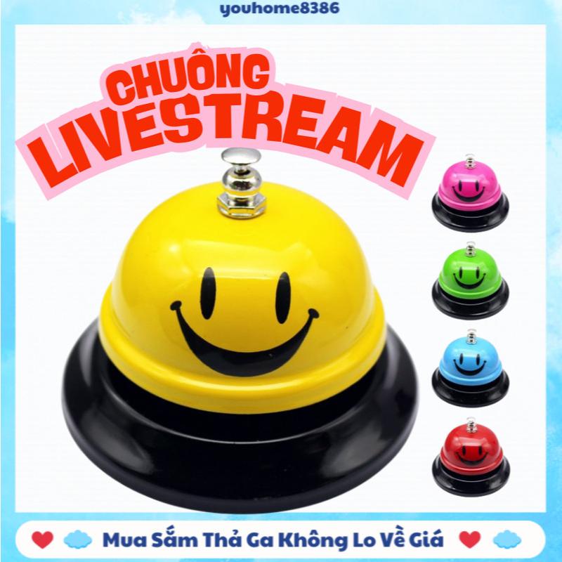 Chuông Bấm Để Bàn Hỗ Trợ Livestream Đồ Dùng Giáo Cụ Dạy Học Chuông Bấm Kim Loại Kêu To Rõ #
