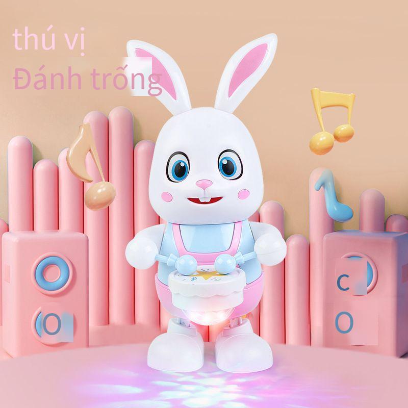 Product Introduction of Robot Thỏ Nhảy Hát Bài Hát Thỏ Điện Tử Âm Nhạc Động Vật Robot Đánh Trống Với Đèn LED Đồ Chơi Thú Cưng Điện Dễ Thương Quà Tặng Sinh Nhật Cho Trẻ Em điều  ước  của  thỏ  robot 6