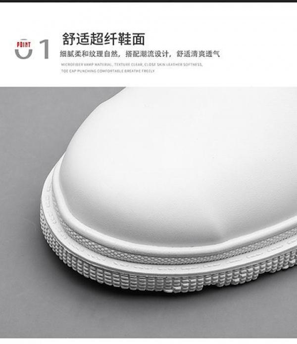 Product Introduction of Giày Nam, Cổ Cao Và Cổ Cao, Màu Trắng, Cỡ Nhỏ 35, Boot Công Nhân, Cỡ 38, Thích Hợp Cho Mùa Thu Và Mùa Đông, Bốt Da Tạo Mẫu Tóc, Bốt Martin, Cho Nam 3