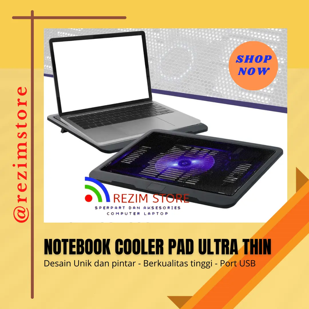 Cooling Pad Cooler Kipas Pendingin laptop Notebook Ultra Thin Radiator 11 inch sampai 17 inch kipas laptop pendingin 13 inch Computer Portable