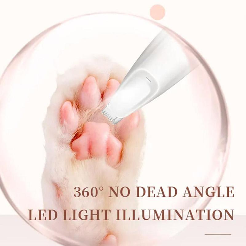 Product Introduction of Dog Cat Hair Foot Hair LED Rechargeable Pet Shaver Electric Clipper Tool Pet Supplies 28