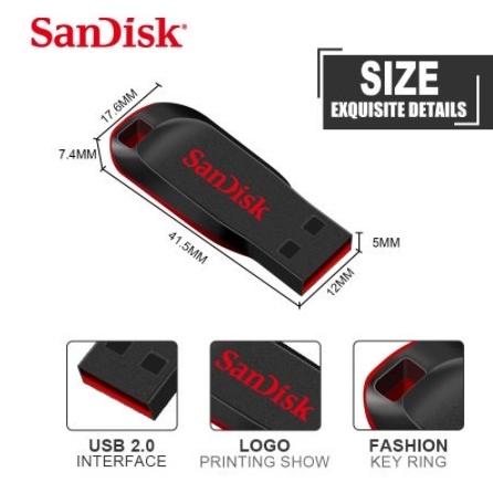 JKS Paling PopularSanDisk Flashdisk otg type c 1TB 3.0 usb High Speed 256GB 512GB 1TB 2TB Anti Air Untuk Komputer 4