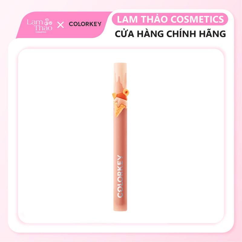 Son Kem Lì Mịn Môi Colorkey Soft Matte Water Tint Lipstick Ice Cream
