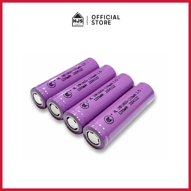 [HJS] Baterai Cas Isi Ulang /  Baterai Lithium Charger Hongli 14500 500 mAh & 18650 1200 mAh 3,7V 3