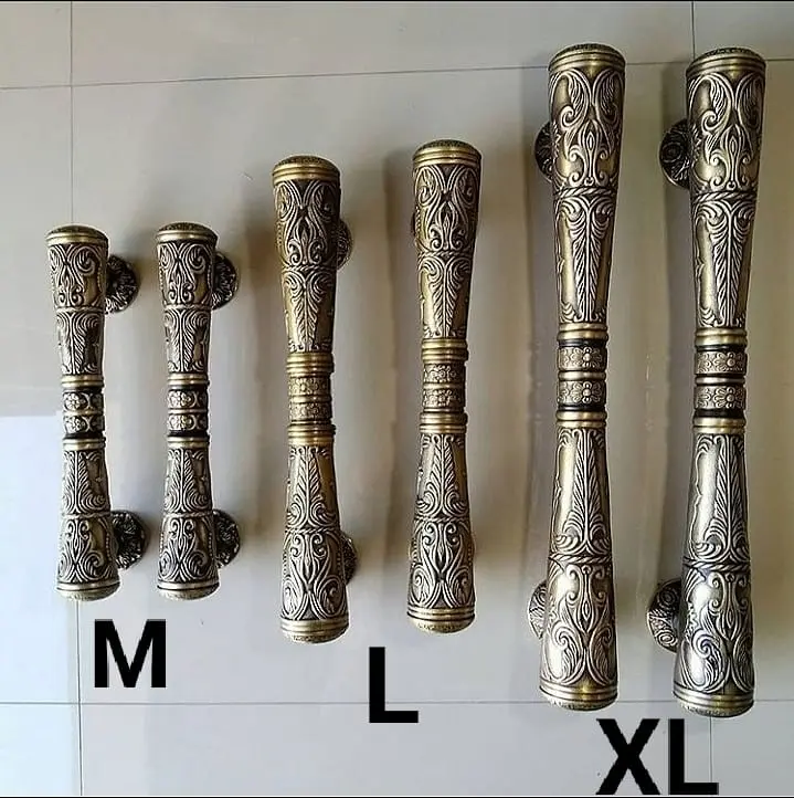 handle kuningan / tarikan pintu kuningan model pendopo 0
