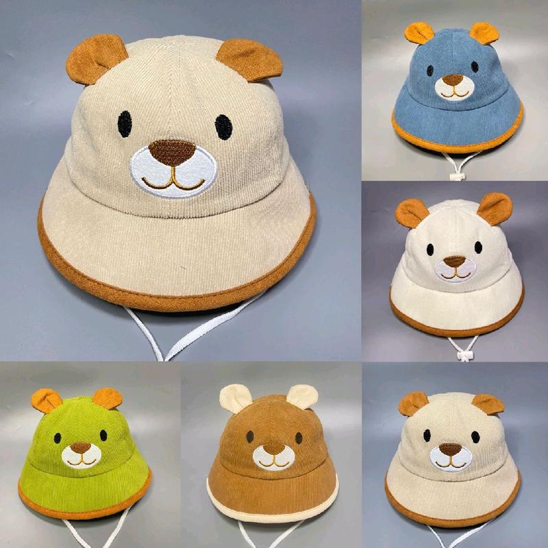 Nón bo tai gấu 3 đến 6 tuổi cho bé siêu đáng yêu chống nắng cho bé