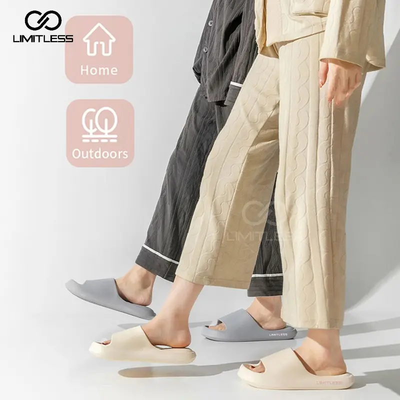 Sandal Slop Wanita Nagita Kekinian Ringan Sendal Slop Cewek Premium Lucu Fashion Korea Aesthetic Eva Sendall Shoes sandal  tapak  tinggi  dan  tebal 3