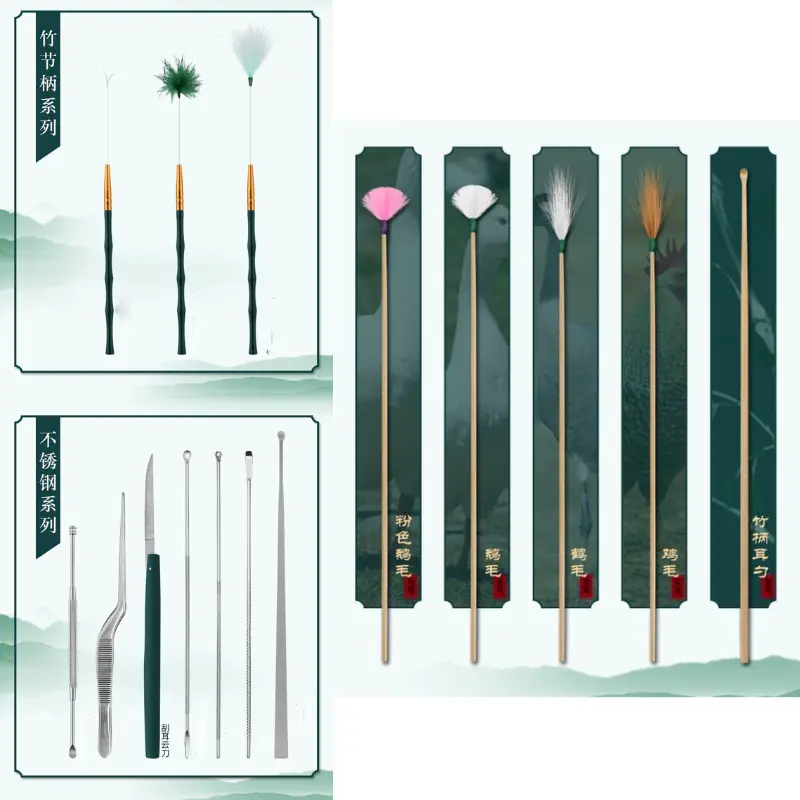 Bộ lấy ráy tai 25 món chuyên dụng,Bộ dụng cụ loại bỏ ráy tai,Dụng cụ chăm sóc tai cho cảm giác thư thái 1