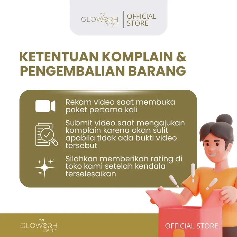 RH GLOW PAKET LUMINOUS paket memudarakan bekas jerawat serta mencerahkan wajah. kandungan aktif whitening Niacinamide 5