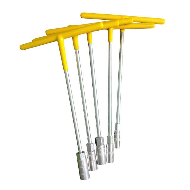  Combo 5 Khoá Chữ T 8.10.12.13.14 Vặn Đai Ốc Tay Bọc Cao Su 