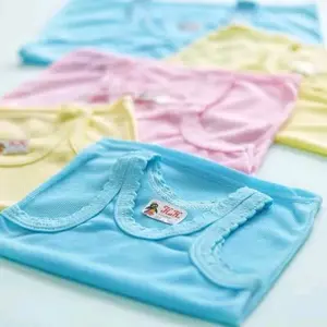 1Lusin kaos dalam anak usia 0-8thn / kaos dalam bayi / singlet bayi S, M, L, XL, L3, L4 murah Laki laki Perempuan Fashion