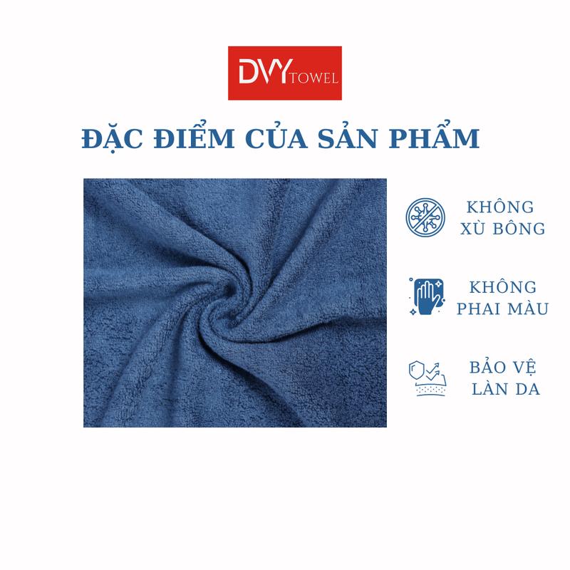 Khăn Tắm Sợi Tre Dvy Bamboo 60x120cm, 50x100cm Dày Dặn, Mềm Mại, Siêu Thấm Hút khăn  tắm 2