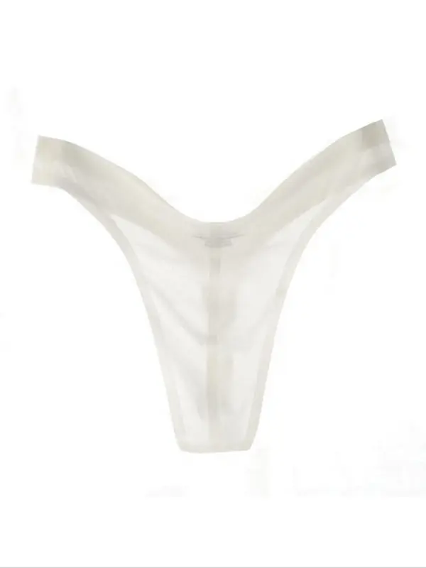 Men's Solid Low-rise Thong, Casual Comfy Breathable Knicker for Daily Wear, Underwear for All Seasons, Undergarments 7