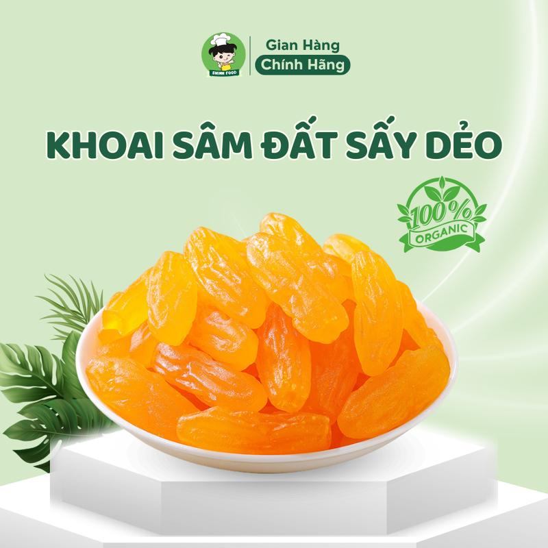 Khoai Sâm Đất Sấy Dẻo Shin Food Thơm Ngon Hộp 500g, 1kg Thức Ăn Vặt Snack Food