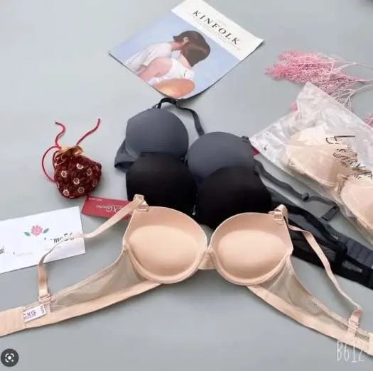Áo lót có gọng K02 đệm dày 5 phân siêu nâng viền dây lưới thoáng mát sang chảnh cho nữ Women Bra Nhung 1
