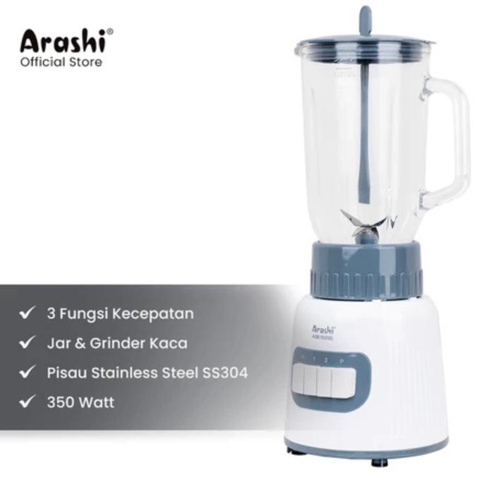 Gambar Arashi Stand Blender ASB 1001G Pelumat Jar Kaca Multifungsi 3 Mode Kecepatan Ori Bergaransi - RDE dari Raja Dapur Elektrik Kota Bekasi Tokopedia