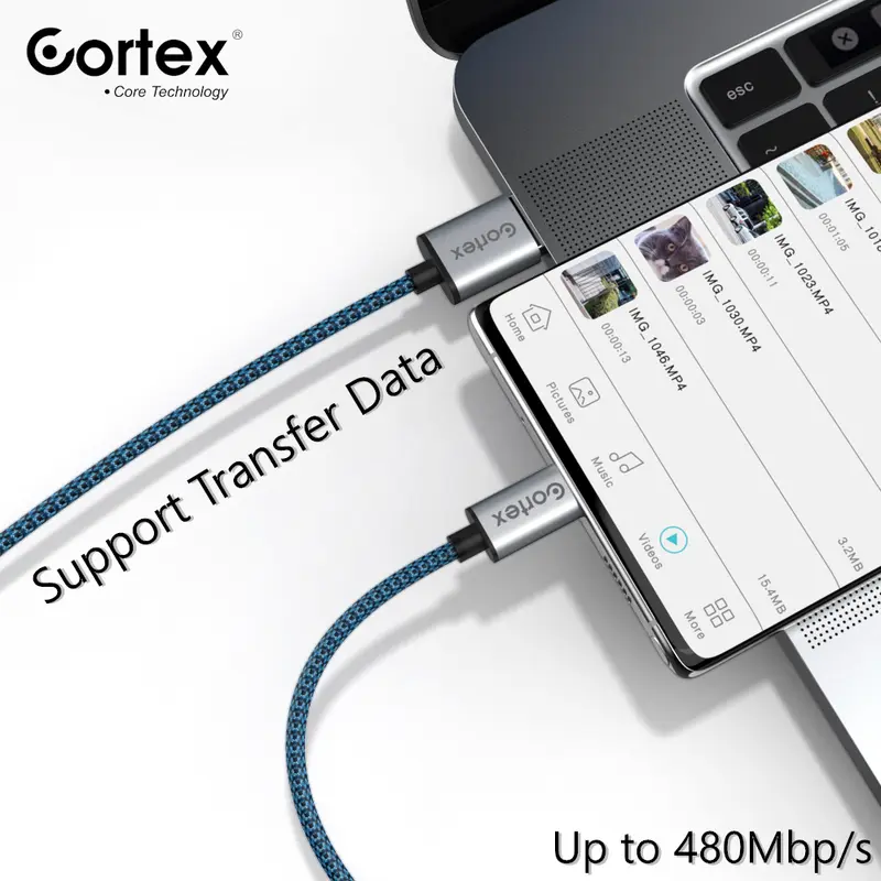 Cortex Power - KE-212 Kabel Data Type-C To USB Cable For Tipe-C Quick Charge 3A Fast Charging 120CM 1.2M 2