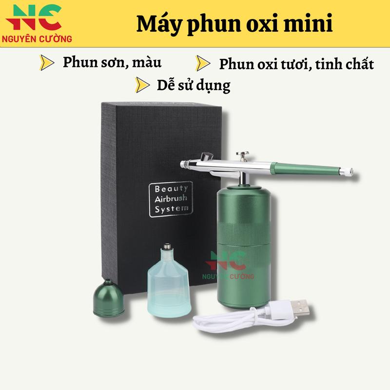 Máy phun oxi cầm tay mini, Máy phun sơn Nail Ombre, Máy phun tinh chất, Máy phun sương tích điện