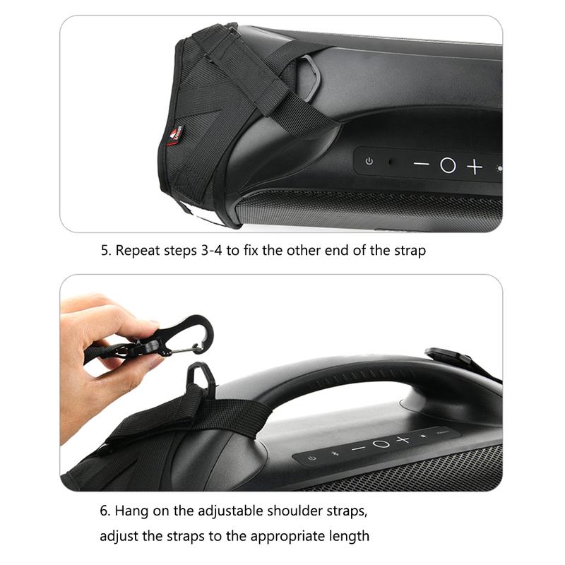 Product Introduction of Fall-proof Carrying Strap Case for Tribit StormBox Blast Nylon Travel Protective Case  with Adjustable Shoulder Strap Accessorie 19