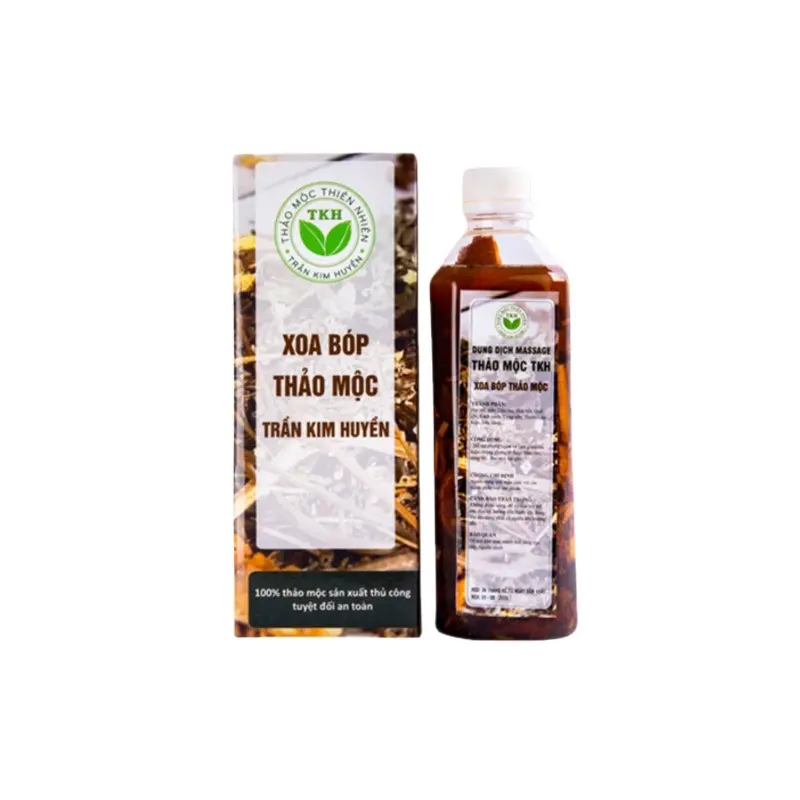 Xoa bóp thảo mộc Xương Khớp Trần Kim Huyền 500ml