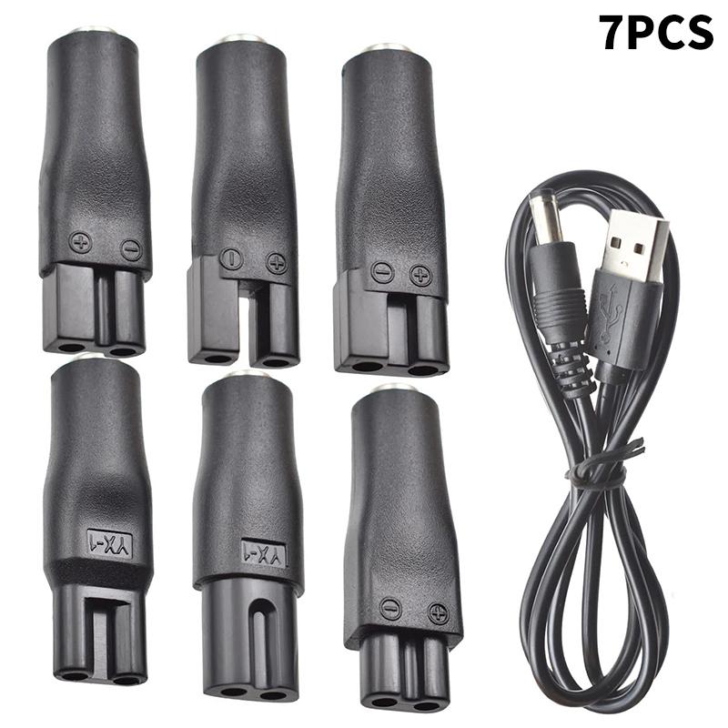 Product Introduction of 8 PCS Power Cord 5V Replacement Charger USB Adapter Cable DC Converter Universal For All Kinds Of Electric Shaver Hair Clippers 27