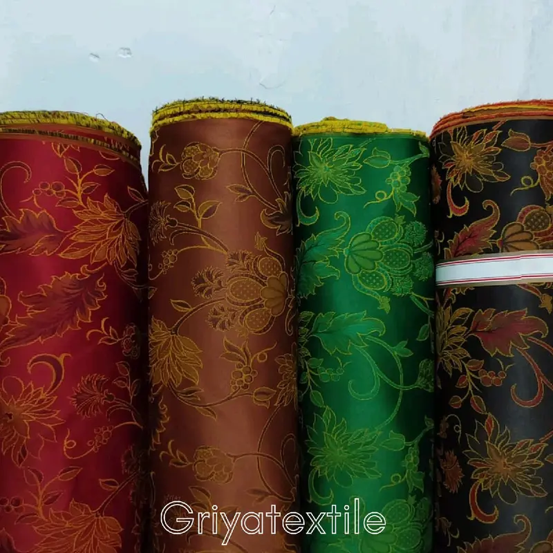 KAIN SOFA TIMBUL GOLD // KAIN KURSI KELEP BAHAN JOK KURSI MOTIF BUNGA // COVER BANTAL SOFA MINIMALIS 0