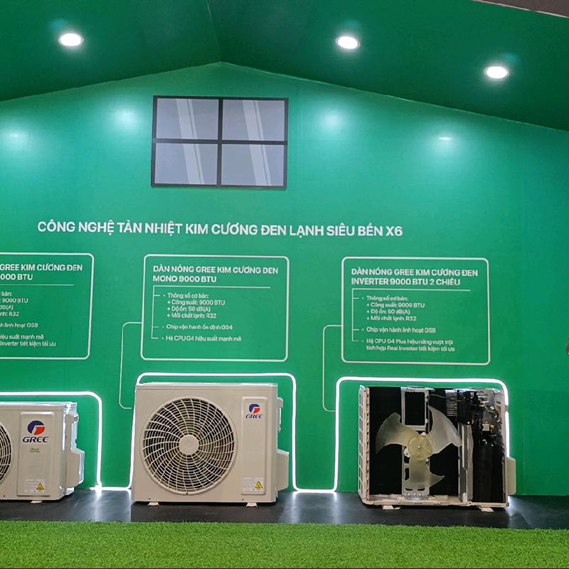 Điều hoà treo tường Gree . Công suất từ 9000BTU - 24000BTU 4
